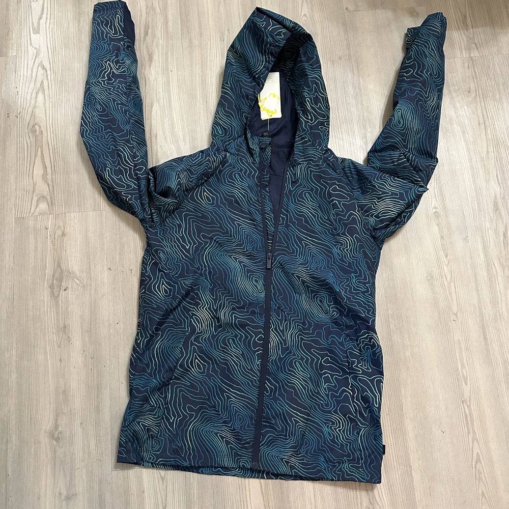 Boys Hooded rain Jacket - Blue size 14